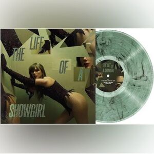Taylor Swift - Life of a Showgirl - Shiny Bug Vinyl in Wintergreen & Onyx